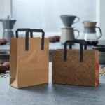Custom flat handle paper bags for UK businesses