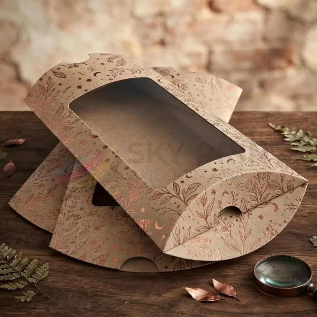 Custom printed pillow boxes for branded product packaging