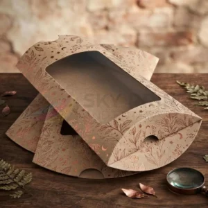 Custom printed pillow boxes for branded product packaging