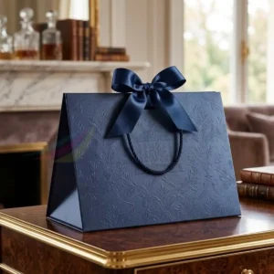 Custom printed ribbon bags with branded design