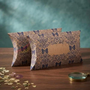 Printed pillow packaging boxes with custom branding and design