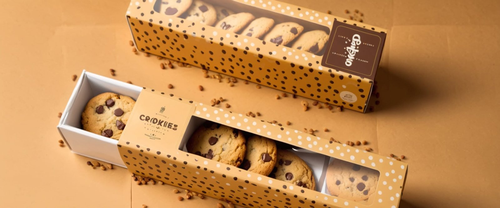 Branded Sleeve and tray Cookie Boxes
