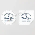 Circular and Square stickers