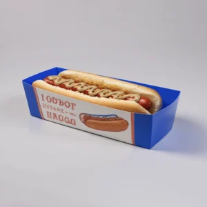 Printed Hot Dog Food Tray