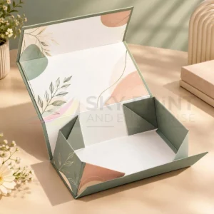 Collapsible printed foldable boxes for custom product packaging