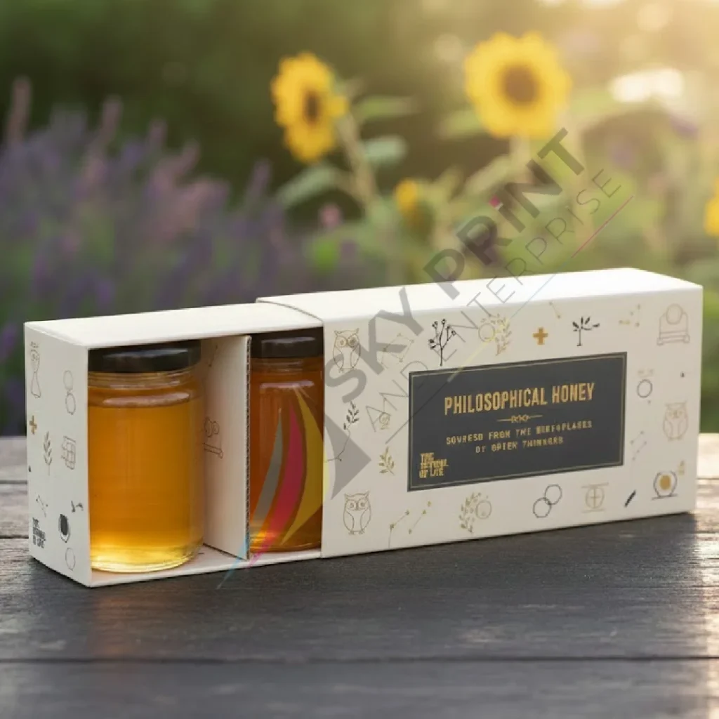 Sustainable drawer honey packaging UK