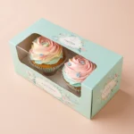 cupcake Box - cardboard box with window