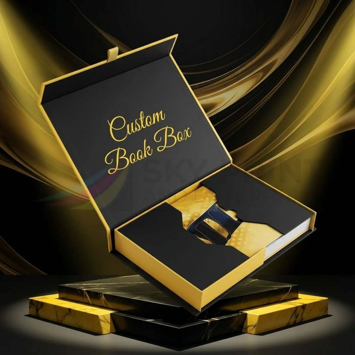Book box packaging for books and printed materials