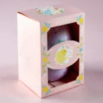 Die cut cardboard Box UK - personalised xmas eve box