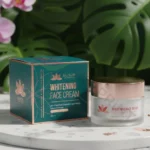 Printed skincare cream box with custom insert and secure packaging design