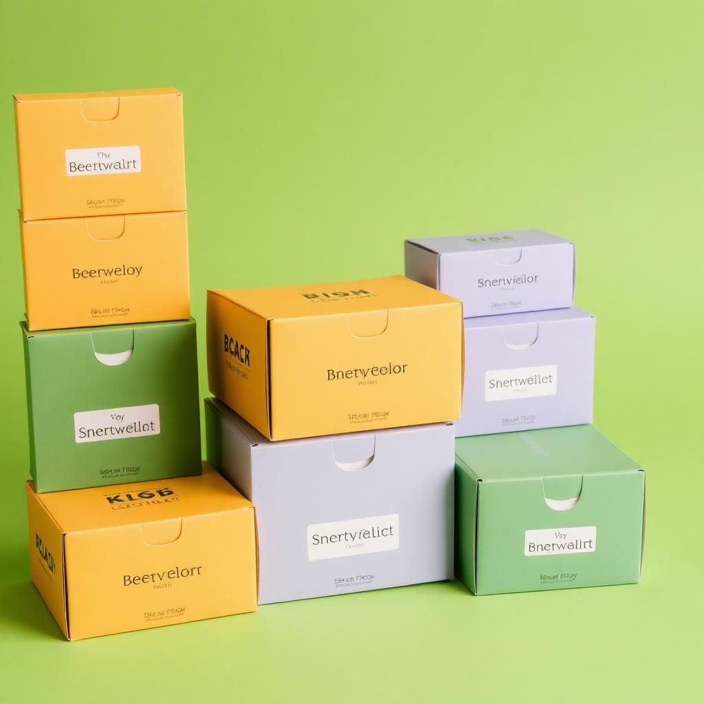 coloured boxes