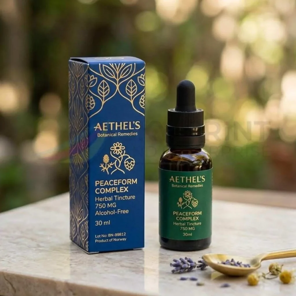 Custom printed serum box packaging for cosmetic and skincare serum products