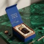 Luxury magnetic rigid custom serum box packaging with premium finish for skincare and cosmetic serum bottles