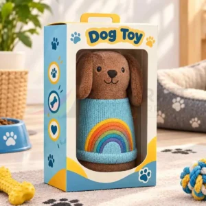 Customised dog toy box packaging for pet products