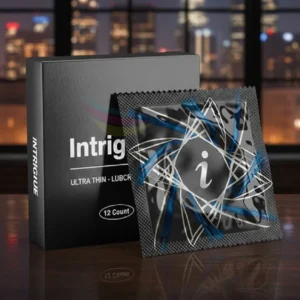 Custom printed condom boxes with logo branding and premium finish for UK sexual wellness brands