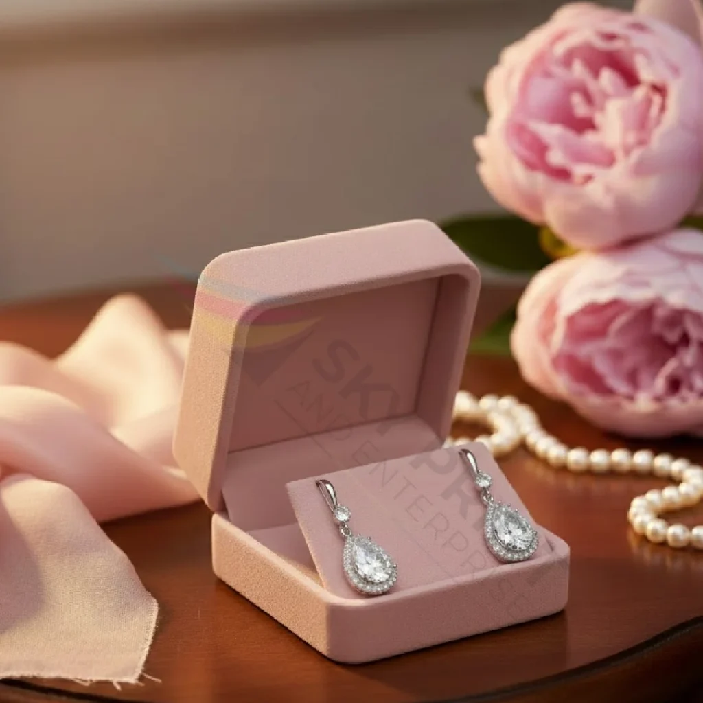 Custom earring jewellery boxes for retail and gifting in the UK