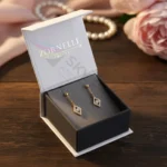 Eco-friendly Magnetic earring jewellery boxes made from Kraft material in the UK