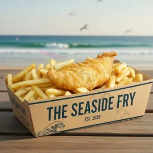 Eco-friendly fish and chip boxes UK using recyclable cardboard