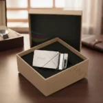 Luxury belt box made with rigid cardboard for premium belts in the UK