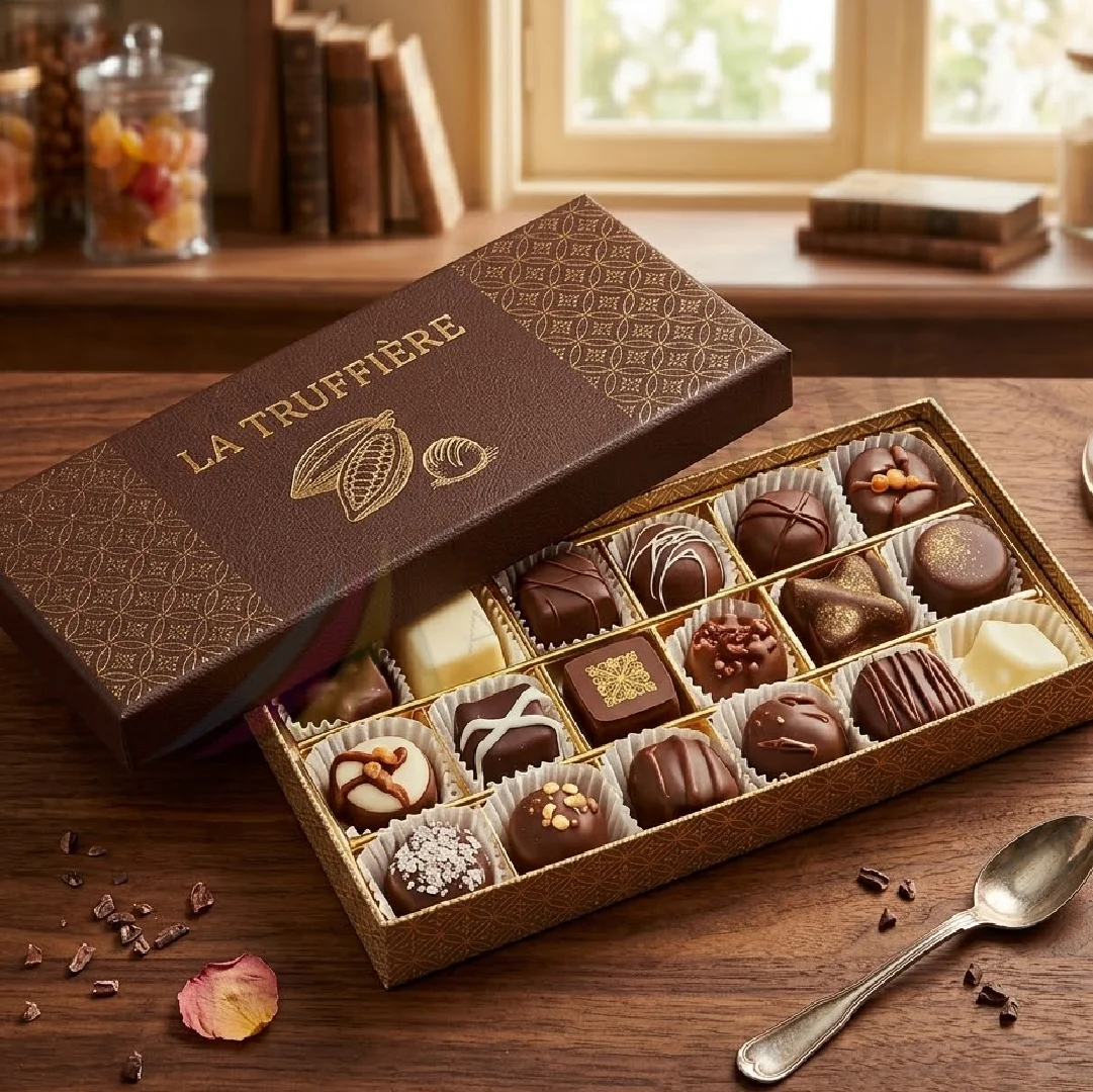 custom chocolate packaging boxes UK for retail and gift brands