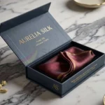 Magnetic rigid scarf gift box UK luxury packaging for scarves