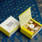 Personalised mithai boxes UK with custom printed luxury sweet packaging