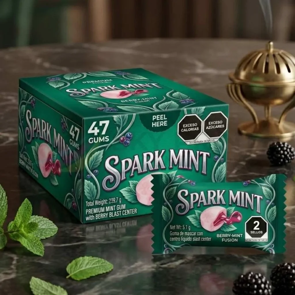 Eco friendly chewing gum packaging kraft box