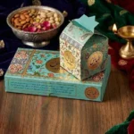 Personalised mithai boxes UK with custom printed luxury sweet packaging