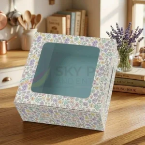 Custom cake box with window wholesale
