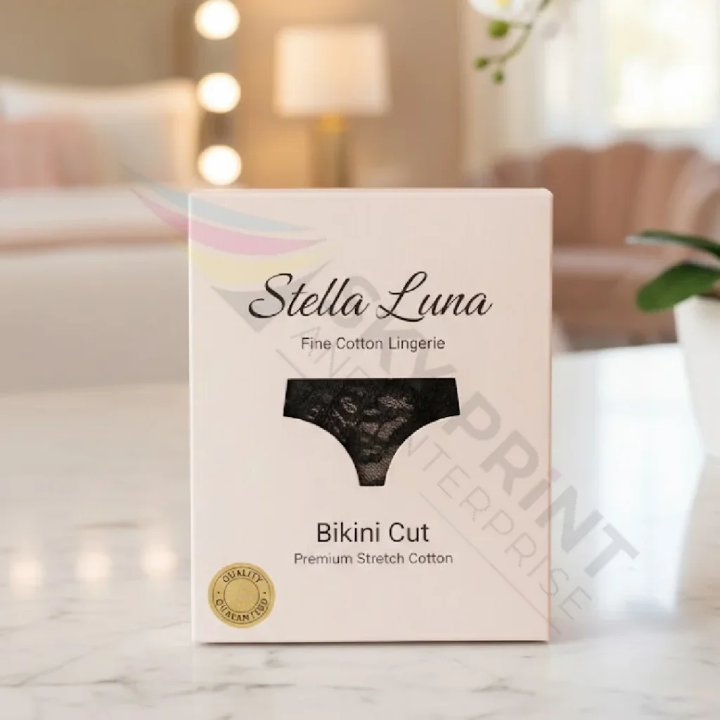 Custom underwear boxes with logo and premium printing