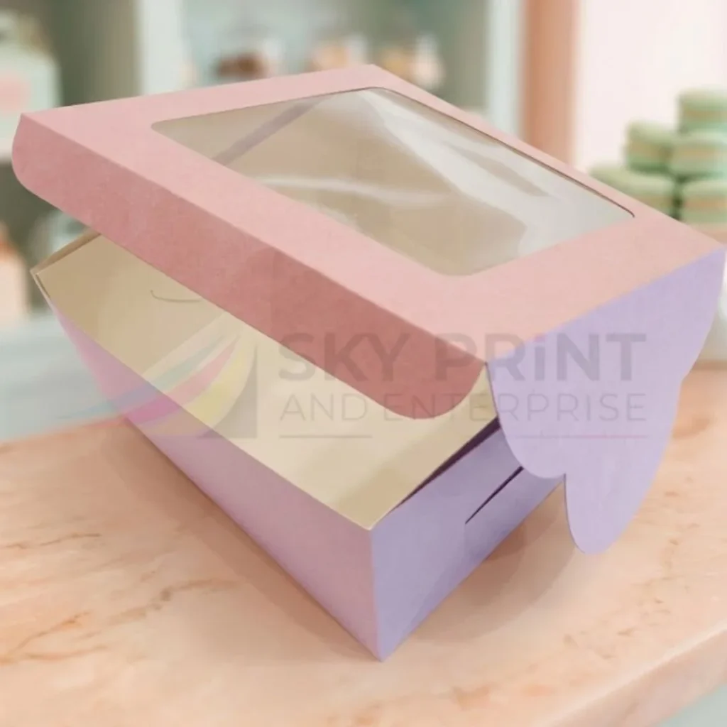 wholesale cake boxes with window uk bakery packaging strong display boxes