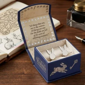 Custom cufflink boxes with magnetic closure and luxury rigid construction