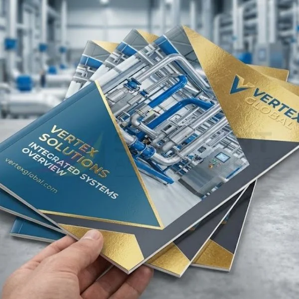 Perfect bound catalogue printing with flat spine and premium magazine-style finish