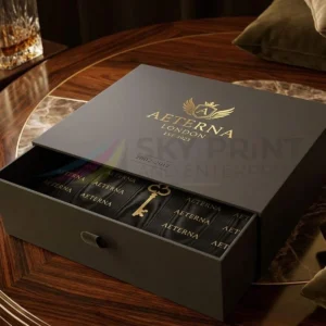 Rigid board material used for luxury retail packaging boxes