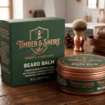 Branded beard balm box with custom printing