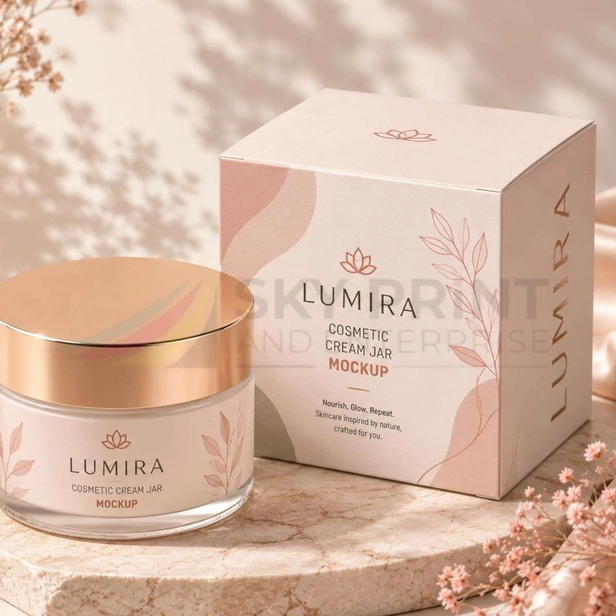 Cosmetic packaging trends in the UK featuring luxury skincare and beauty packaging boxes