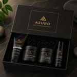 Custom Face Wash Boxes Wholesale in a rigid magnetic box with custom foam insert for premium skincare packaging.