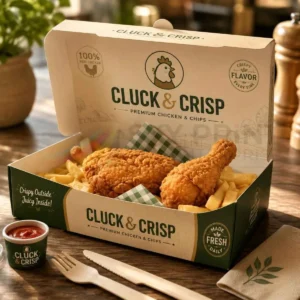 Kraft takeaway food packaging