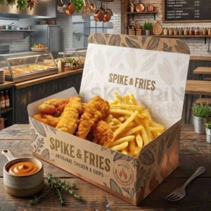 chicken and chips boxes UK