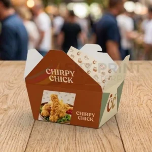 chicken and chips container UK