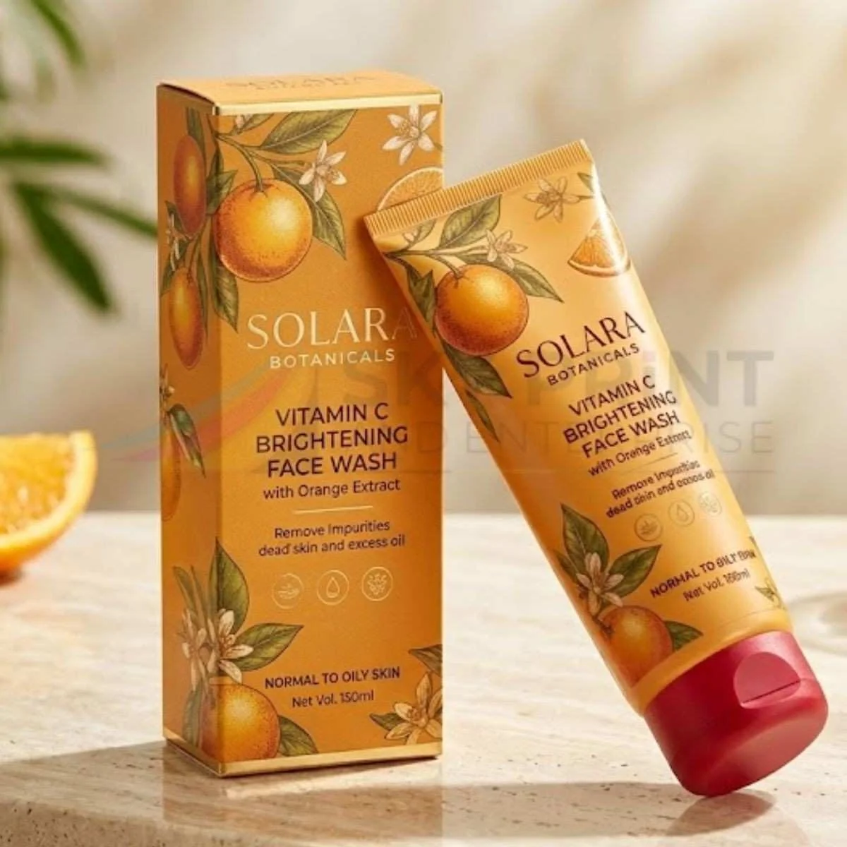 Custom Printed Face Wash Box for Retail Packaging Custom Face Wash Boxes Wholesale with premium printing for a single face wash tube or bottle.