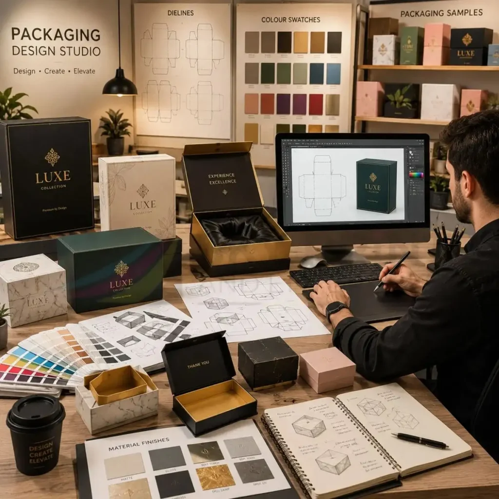 Packaging artwork preparation for print-ready packaging design