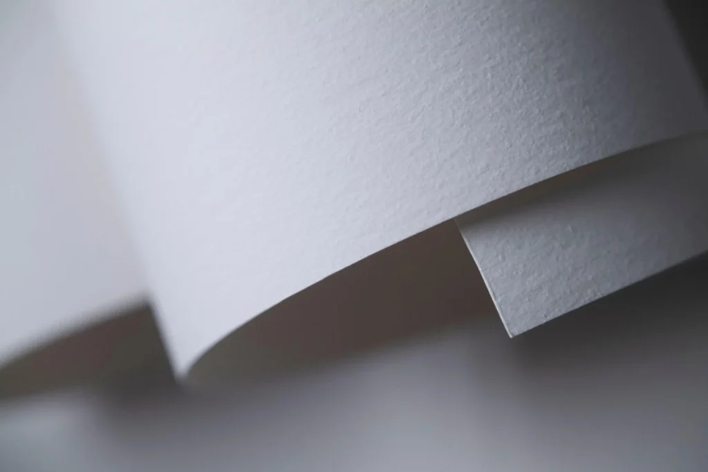 Close-up of cellulose fibres used to produce paper material
