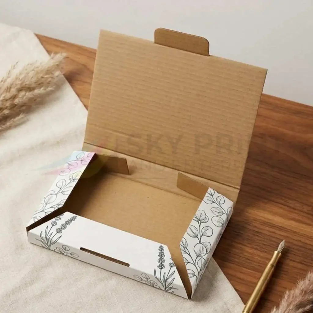 Bespoke self lock box used for branded product packaging