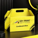 Custom cardboard boxes with branded packaging design