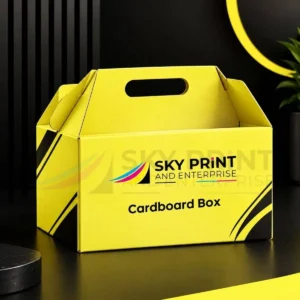 Custom cardboard boxes with branded packaging design