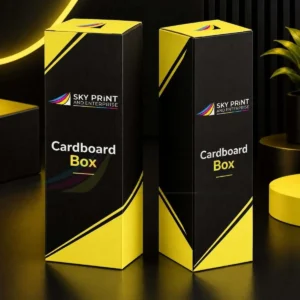 Custom cardboard boxes designed for professional product packaging