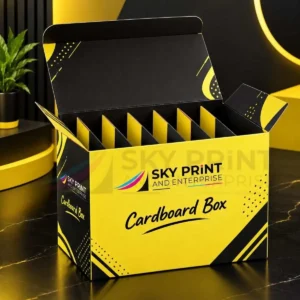 Custom printed cardboard boxes with business branding