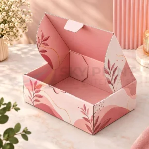 Printed die cut box packaging